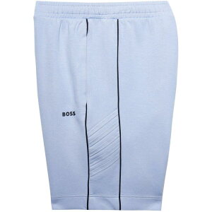 �{�X �����Y �{�g���X �n�[�t�p���c�E�V���[�c �V���[�g�p���c �t���[�X Boss Men's HBG Headlo 1 Fleece Shorts Open Blue 498 �u���[