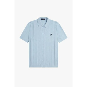 �t���b�h�y���[ �����Y �g�b�v�X �V���c ���� Fred Perry Men'short-Sleeve Plain Shirt Light Smoke 146 �X���[�N
