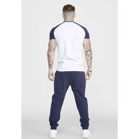 シックシルク メンズ ボトムス カジュアルパンツ コントラスト ジョガーパンツ SikSilk Contrast Joggers Grey グレー