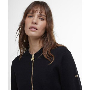 ouA[ fB[X AE^[ WPbgEu] Barbour International Priya Bomber Jacket Black ubN