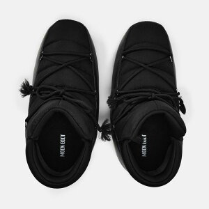 ���[���u�[�c �����Y �V���[�Y �u�[�c�E���C���u�[�c �i�C���� Moon Boot Men's Pump Nylon Snow Boots Black �u���b�N