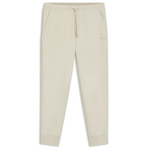 �{�X �����Y �{�g���X �J�W���A���p���c �W���K�[�p���c Boss Men's Hadiko Joggers with Drawstring Waistband Open White �z���C�g