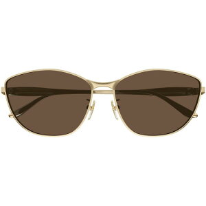 yz oVAK fB[X TOXEACEFA ANZT[ Balenciaga Oval Sunglasses Gold/Brown