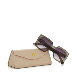 f[h fB[X ANZT[ TOXEACEFA Dune London Glitzy Diamante Frame Sunglasses Grey O[