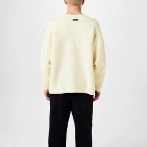 �t�B�A�I�u�S�b�h �����Y �A�E�^�[ �j�b�g�E�Z�[�^�[ �E�[�� Fear Of God Ottoman Wool Straight Neck Sweater Cream �N���[��