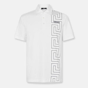 ���F���T�[�` �����Y �g�b�v�X �|���V���c Versace Grec Tpolo Sn00 White 2W020 �z���C�g