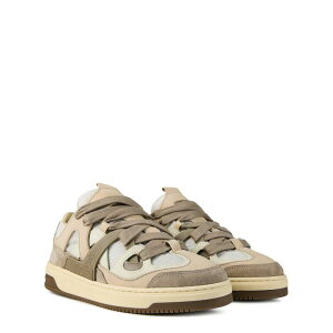 ���v���[���g �����Y �V���[�Y �X�j�[�J�[ Represent Men's Panelled Canvas Chunky Sneakers Wash Taupe/Cash �g�[�v