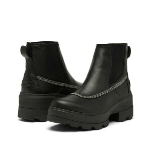 �\���� ���f�B�[�X �V���[�Y �u�[�c�E���C���u�[�c �`�F���V�[ Sorel Joan Frwd Chelsea Ld53 Black Ceramic �u���b�N
