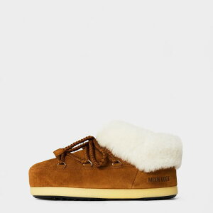 ���[���u�[�c ���f�B�[�X �V���[�Y �u�[�c�E���C���u�[�c Moon Boot Women's Mule Snow Boots Cognac Natural