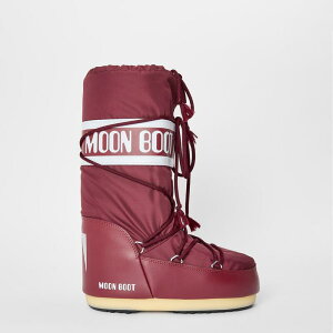 ���[���u�[�c ���f�B�[�X �V���[�Y �u�[�c�E���C���u�[�c �i�C���� Moon Boot Iconylon Boots Burgandy