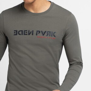 �G�f���p�[�N �����Y �g�b�v�X T�V���c ���� Eden Park Grey long-sleeved T-shirt Grm18 �O���[