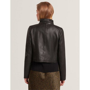 �e�b�h�x�[�J�[ ���f�B�[�X �A�E�^�[ �W���P�b�g�E�u���]�� ���U�[ Ted Baker Ted Leather Jacket Ld61 Black �u���b�N