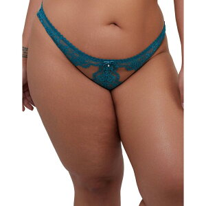 �v���C�t���v���~�X ���f�B�[�X �A���_�[�E�F�A �p���c ���[�X Playful Promises Phoebe Teal Eyelash Lace Brazillian Brief Teal �e�B�[��