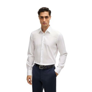 �{�X �����Y �g�b�v�X �V���c �I�b�N�X�t�H�[�h Boss H-Hank-Kent-C3-214 10245425 08 Oxford Shirt Mens White �z���C�g