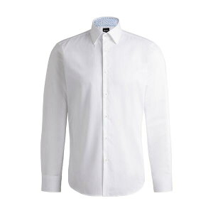�{�X �����Y �g�b�v�X �V���c �I�b�N�X�t�H�[�h Boss H-Joe-Kent-C3-214 10245425 04 Oxford Shirt Mens White �z���C�g