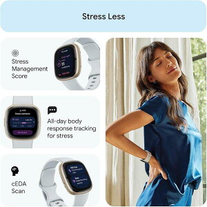 �t�B�b�g�r�b�g ���f�B�[�X �A�N�Z�T���[ �r���v Fitbit 2 Health and Fitnessmartwatch with built-in GPS advanced health features up to 6 days batt Silver �V���o�[