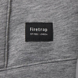 �t�@�C���[�g���b�v �����Y �A�E�^�[ �p�[�J�[�E�X�E�F�b�g �X�L���[�o Firetrap Scuba Full Zip Hoody Mens Grey �O���[