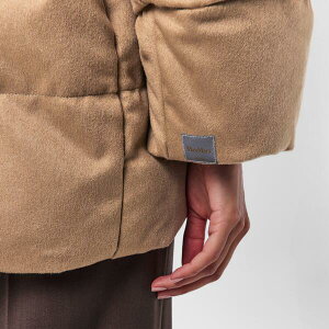 �}�b�N�X�}�[�� ���f�B�[�X �A�E�^�[ �W���P�b�g�E�u���]�� �L���e�B���O �_�E�� Max Mara Women's Desiderio Quiltedown Short Puffer Jacket Camel �L������