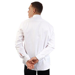 �{�X �����Y �g�b�v�X �V���c �I�b�N�X�t�H�[�h Boss Joe Spread Long Sleeve Oxford Shirt White �z���C�g