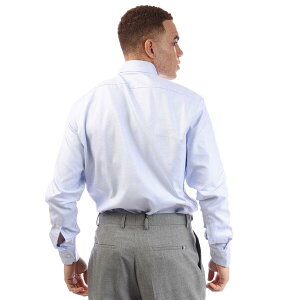 �{�X �����Y �g�b�v�X �V���c �I�b�N�X�t�H�[�h Boss H Joe Spread Long Sleeve Oxford Shirt Blue �u���[