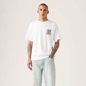 ���[�o�C�X �����Y �g�b�v�X T�V���c ���B���e�[�W �O���t�B�b�N Levis Vintage Fit Graphic Tee Cowboy White �z���C�g