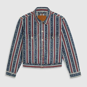 ���[�o�C�X �����Y �A�E�^�[ �W���P�b�g�E�u���]�� Levis Ec Station Jkt Sn99 Vintage Stripe �X�g���C�v
