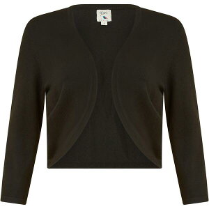 ���~�L�� ���f�B�[�X �A�E�^�[ �j�b�g�E�Z�[�^�[ Yumi Blacknitted Curve Bolero Black �u���b�N