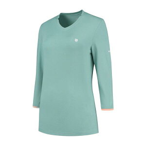 �P�[�X�C�X ���f�B�[�X �g�b�v�X T�V���c ���� K Swiss Women's Long-Sleeve Performance T-Shirt Nile Blue �u���[