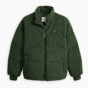 ���[�o�C�X �����Y �A�E�^�[ �W���P�b�g�E�u���]�� Levis Men's Rocky Short Puffer Jacket Python Green �O���[��