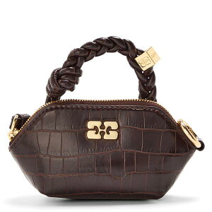 �K�j�[ ���f�B�[�X �o�b�O Ganni Bou Bag Croco Ld62 Choco Fondant