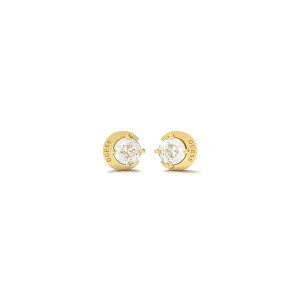 �Q�X ���f�B�[�X �A�N�Z�T���[ �s�A�X�E�C�������O Guess Gold solitaire stud earrings Gold �S�[���h