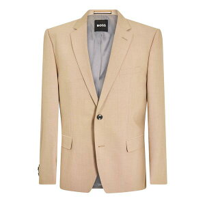 �{�X �����Y �A�E�^�[ �W���P�b�g�E�u���]�� Boss Men'suit Jacket Open White �z���C�g
