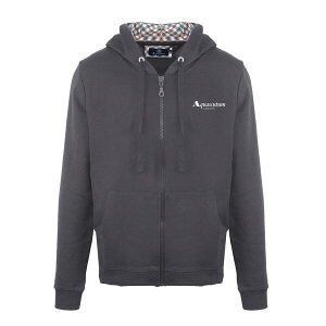 �A�N�A�X�L���[�^�� �����Y �A�E�^�[ �p�[�J�[�E�X�E�F�b�g Aquascutumen's Zip Hood Sweat Zip Hoodie Antracite