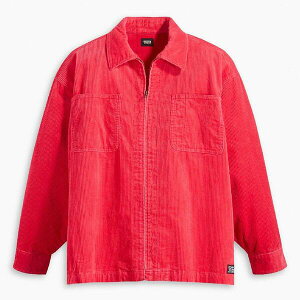 ���[�o�C�X �����Y �g�b�v�X �V���c Levis Men'skate Cord Overshirt Raspberry