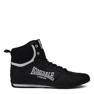 �����Y�f�[�� �����Y �V���[�Y �u�[�c�E���C���u�[�c Lonsdale Boxing Boots Black/White �z���C�g