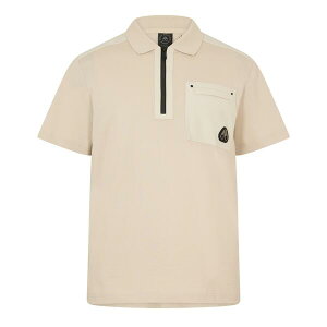 ���[�X�i�b�N�� �����Y �g�b�v�X �|���V���c Moose Knuckles Men's Dalon Short Sleeve Polo Shirt Alabaster