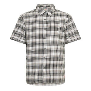 ���[�o�C�X �����Y �g�b�v�X �V���c Levis Men's Luru Bxy Patterned Short Sleeve Shirt Luke Blk Plaid �`�F�b�N