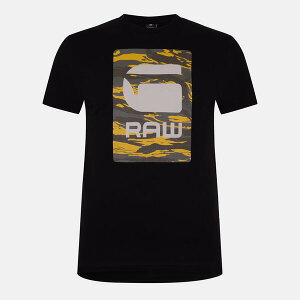 �W�[�X�^�[ �����Y �g�b�v�X T�V���c �O���t�B�b�N G Star Camo Box Graphic T-Shirt Dk Black �u���b�N