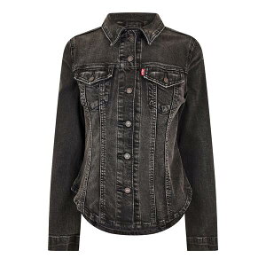 ���[�o�C�X ���f�B�[�X �A�E�^�[ �W���P�b�g�E�u���]�� �X�����t�B�b�g �f�j�� Levis Women's Tailored Tracker Slim Fit Denim Jacket Born Leader �f�j��