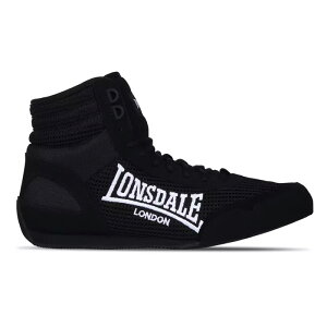 �����Y�f�[�� ���f�B�[�X �V���[�Y �X�j�[�J�[ �u�[�c Lonsdale Contender Boxing Boots Black/White �z���C�g