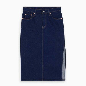 ���[�o�C�X ���f�B�[�X �{�g���X�J�[�g �T�C�h�X���b�g �f�j�� Levis Women'side Slit Denim Skirt 1954 Rinse �f�j��