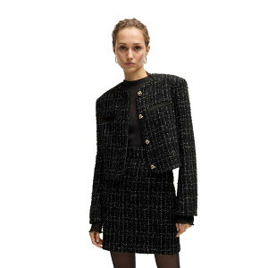 �{�X ���f�B�[�X �A�E�^�[ �W���P�b�g�E�u���]�� Boss Women's Jolena Formal Jacket Black �u���b�N