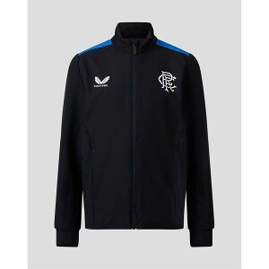 �J�X�g�� �����Y �A�E�^�[ �W���P�b�g�E�u���]�� Castore Rangers Anthem Jacket 2023 2024 Adults Blue �u���[