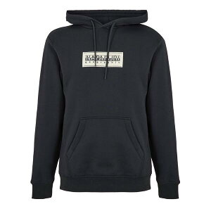 �i�p�s�� �����Y �A�E�^�[ �p�[�J�[�E�X�E�F�b�g ���S Napapijri S-Box Logo Hoodie Mens Blue �u���[