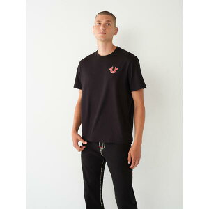 �g�D���[�����W���� �����Y �g�b�v�X T�V���c True Religion Heritage Tee Sn99 Jet Black �u���b�N