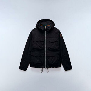 �i�p�s�� �����Y �A�E�^�[ �W���P�b�g�E�u���]�� �R�b�g�� Napapijri Napa Rivalto Cotton Jacket Mens Black Beauty �u���b�N