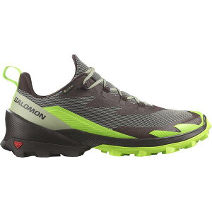 �T������ �����Y �V���[�Y �u�[�c�E���C���u�[�c Salomon Crossover 2 GTX Mens Walking Shoe Black/Green �u���b�N