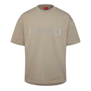 �t���[�S �����Y �g�b�v�X T�V���c �I�[�o�[�T�C�Y�t�B�b�g Hugo Dinkee Oversized Fit-Shirt Brown �u���E��