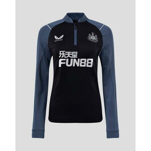 �J�X�g�� ���f�B�[�X �A�E�^�[ �p�[�J�[�E�X�E�F�b�g �n�[�t�W�b�v Castore Newcastle United Training Quarter Zip Top 2022023 Womens Ink Blue �u���[
