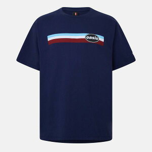 ���[�o�C�X �����Y �g�b�v�X T�V���c Levis x Oasis Band Tee Navy Stripe �l�C�r�[